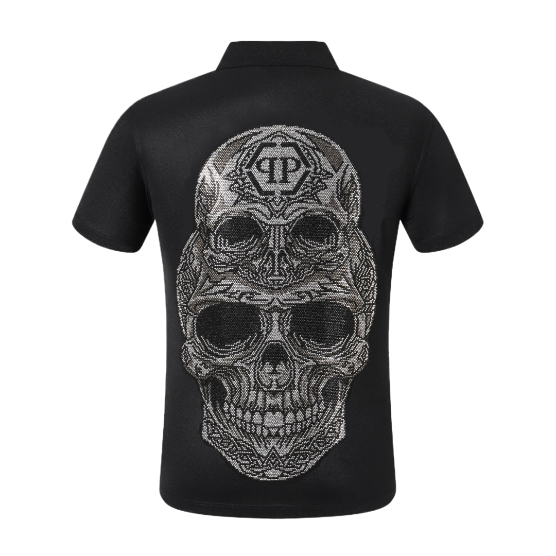 PP Polo shirt Crystal Skull