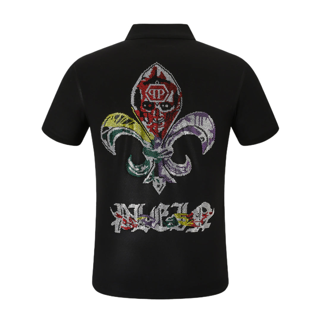 PP Polo shirt Crystal Skull