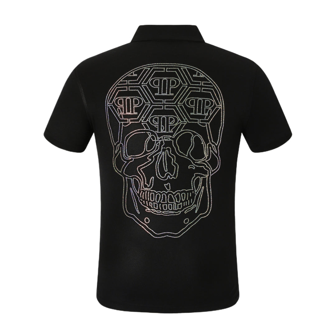 PP Polo shirt Crystal Skull