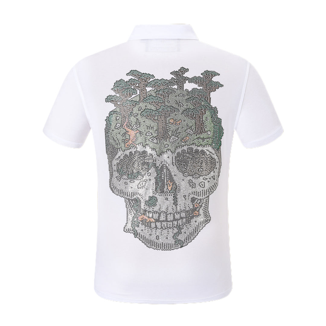 PP Polo shirt Crystal Skull