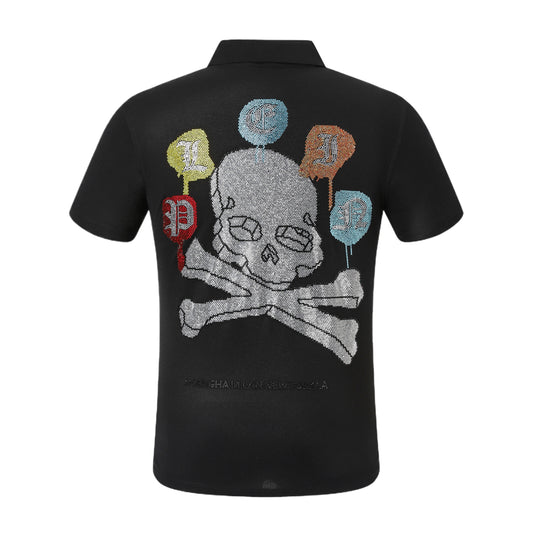 PP Polo shirt Crystal Skull