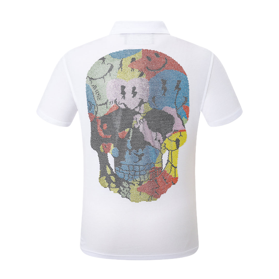 PP Polo shirt Crystal Skull