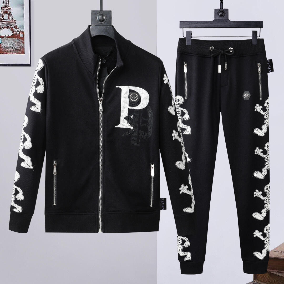 PP Skull Hoodie Jacket Suit