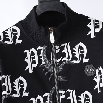PP Letter Hoodie Jacket Suit