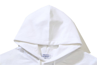 OFF Logo Print Hoodie