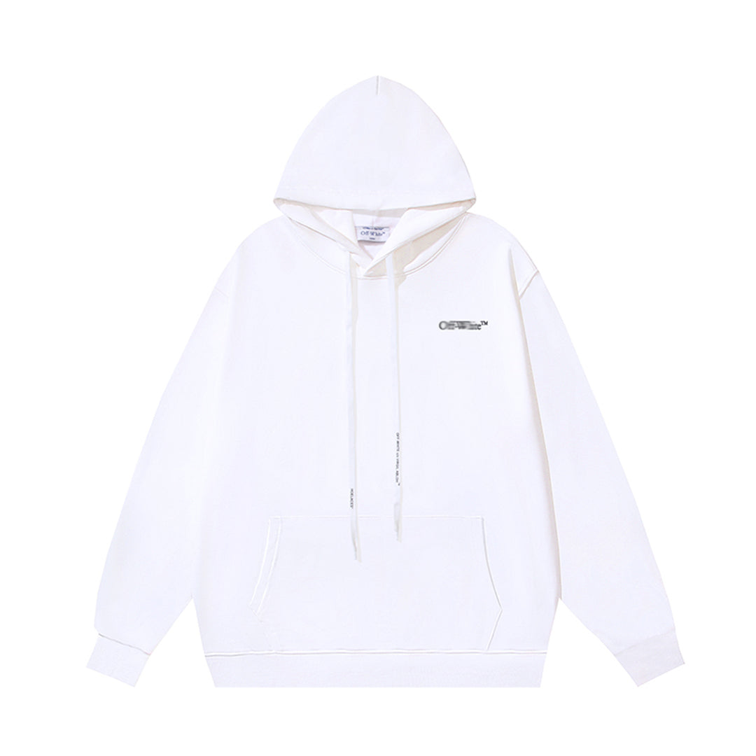 OFF Logo Print Hoodie