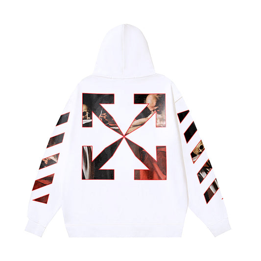 OFF Logo Print Hoodie