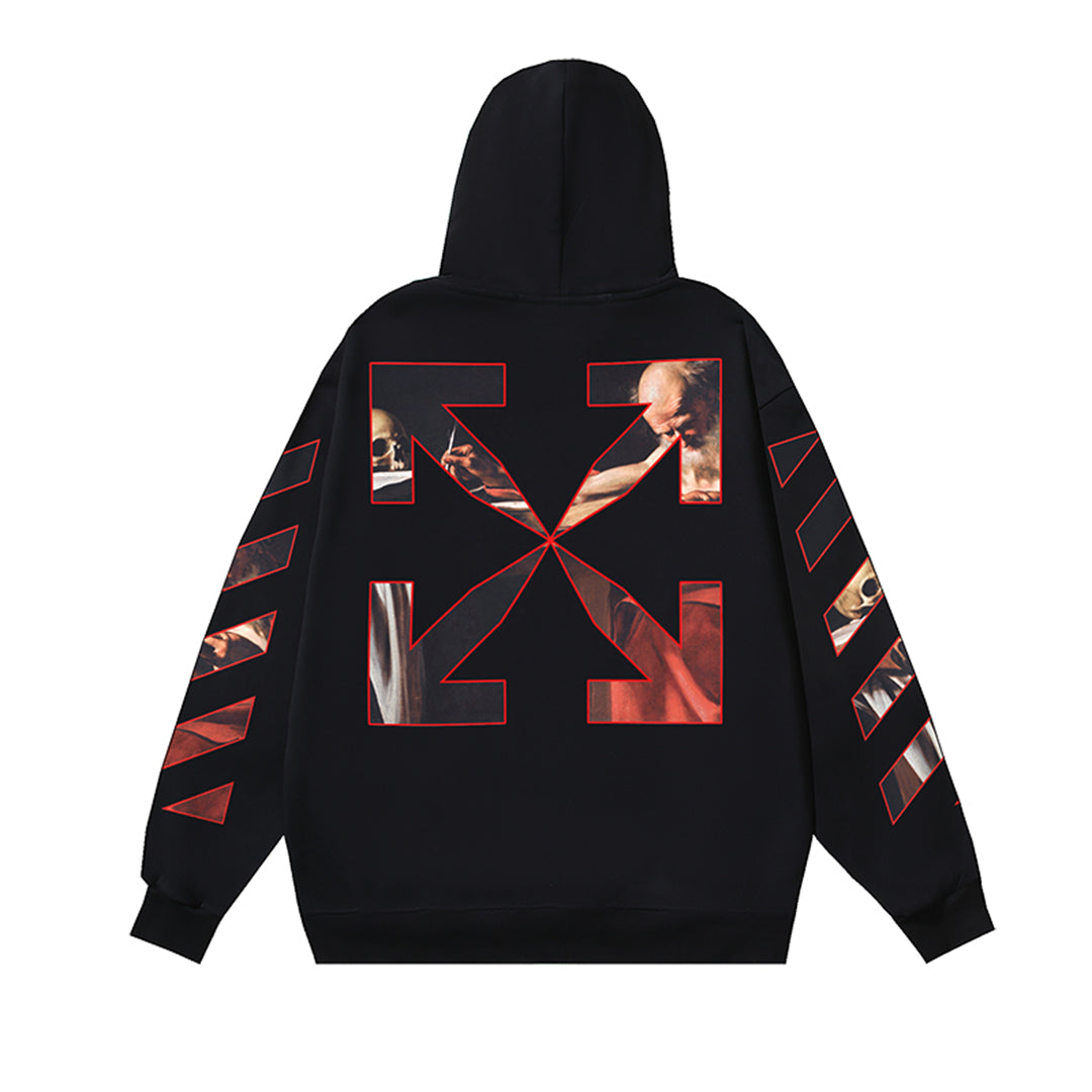 OFF Logo Print Hoodie