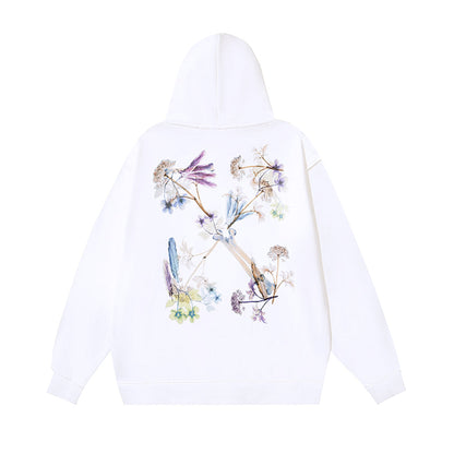 OFF Logo Print Hoodie