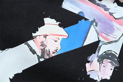 OFF Logo Print Hoodie Jacket