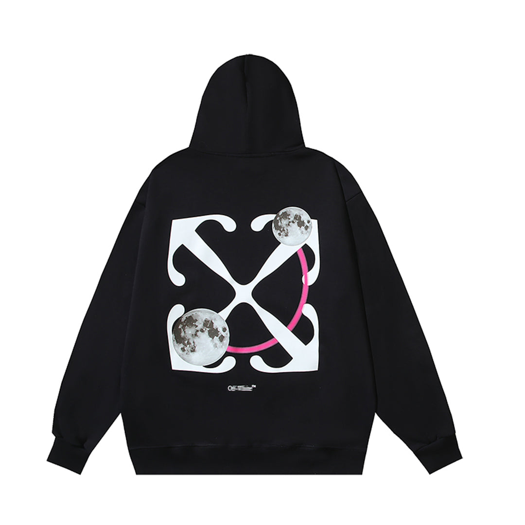 OFF Logo Print Hoodie