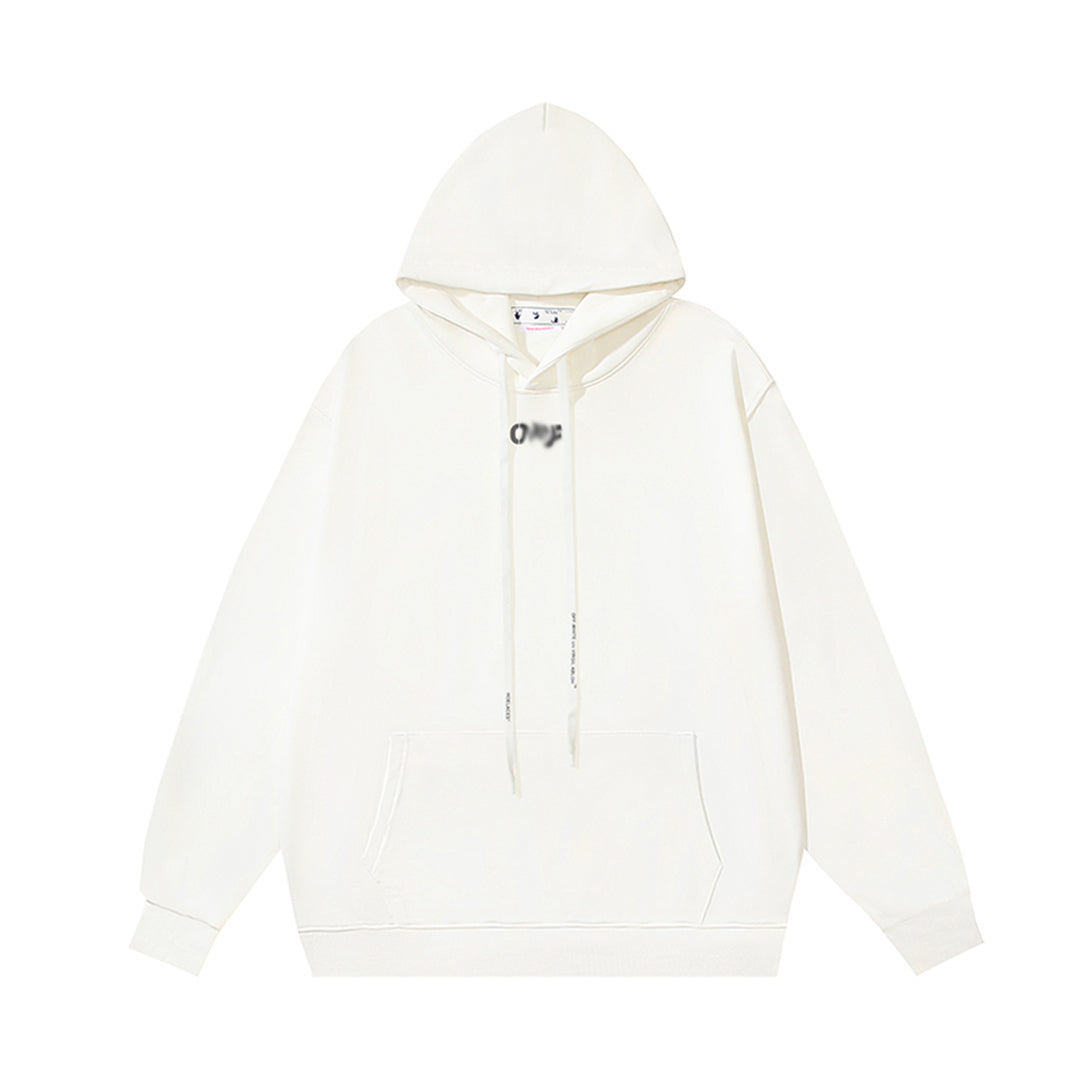 OFF Logo Print Hoodie
