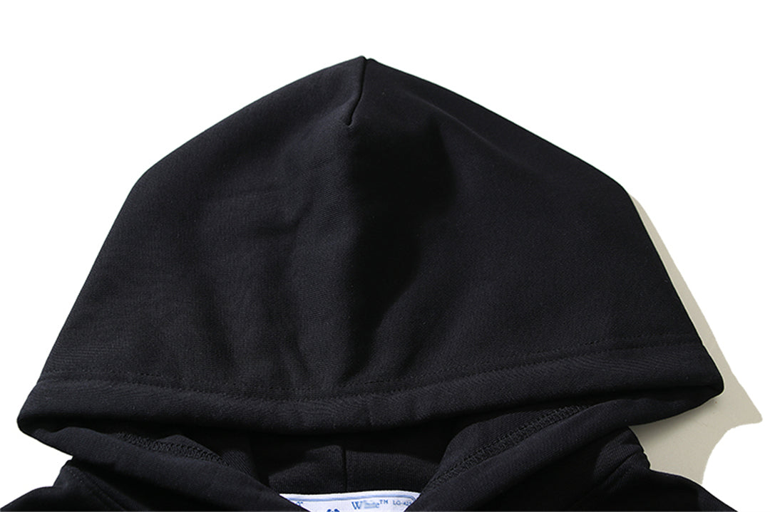 OFF Logo Print Hoodie