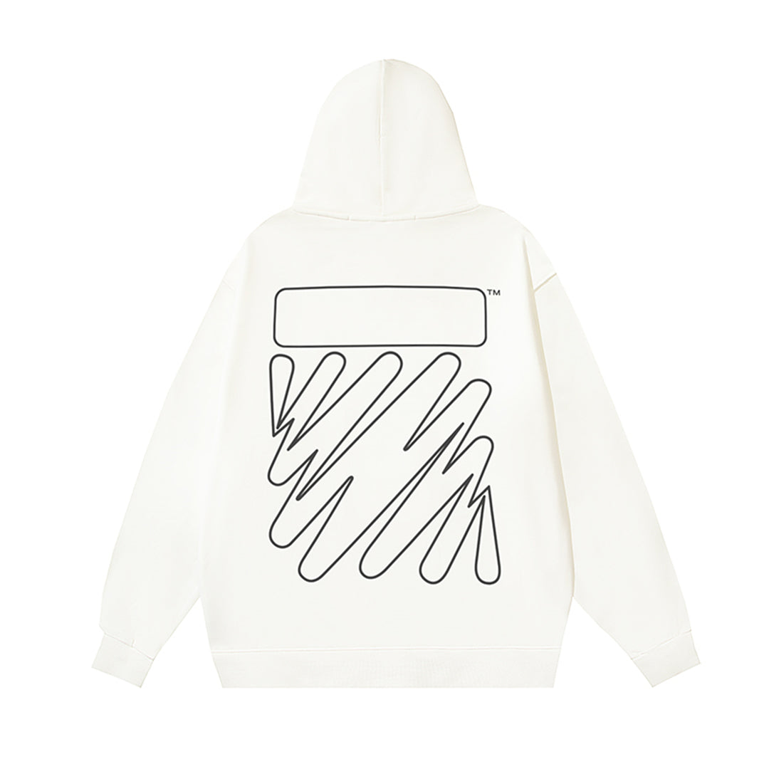 OFF Logo Print Hoodie