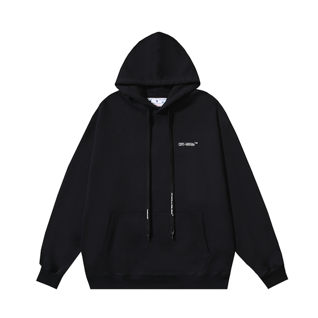 OFF Logo Print Hoodie