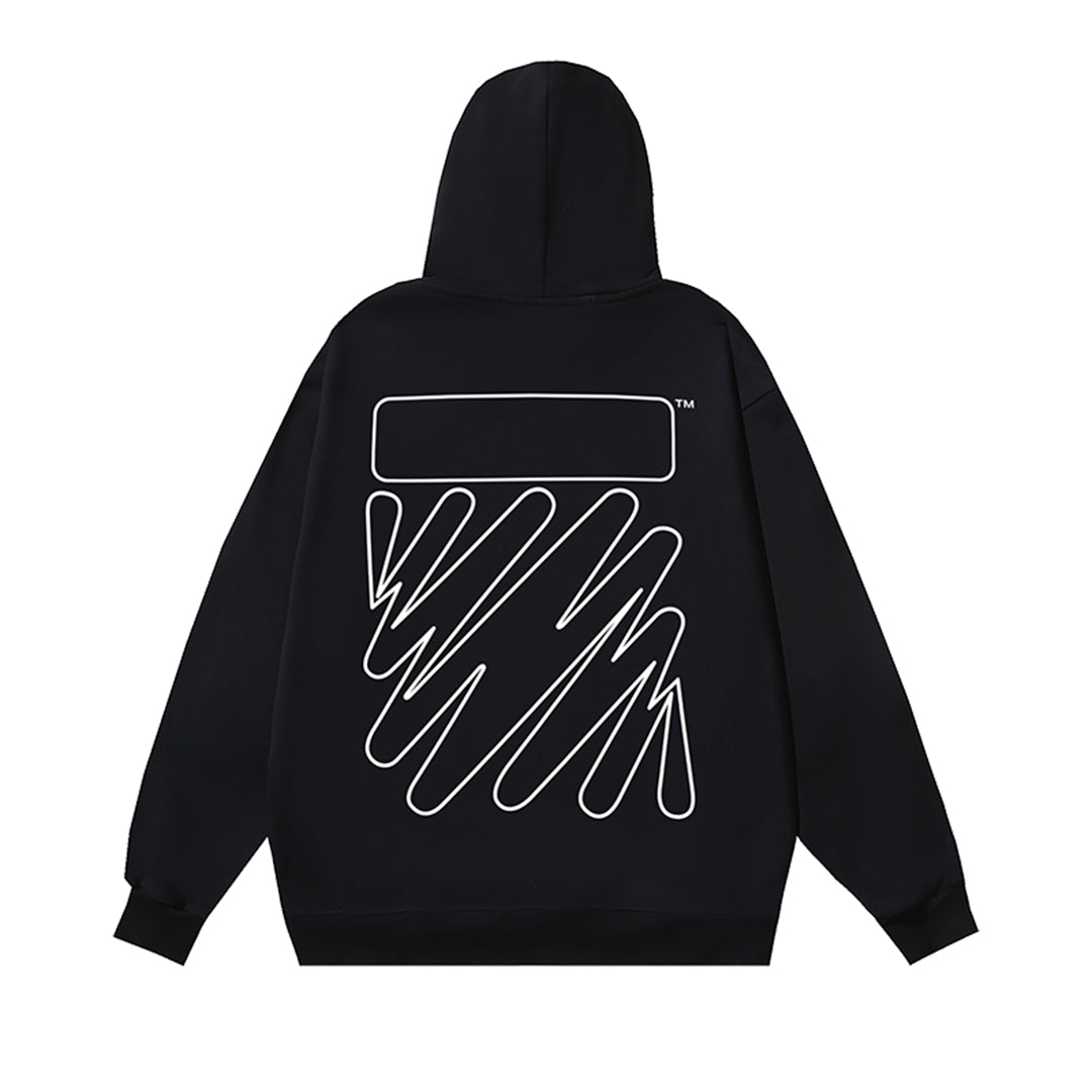 OFF Logo Print Hoodie