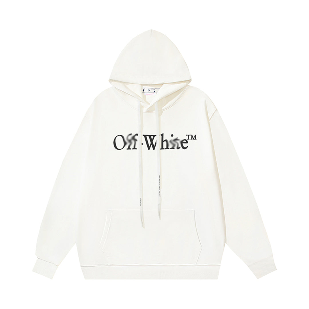 OFF Logo Print Hoodie