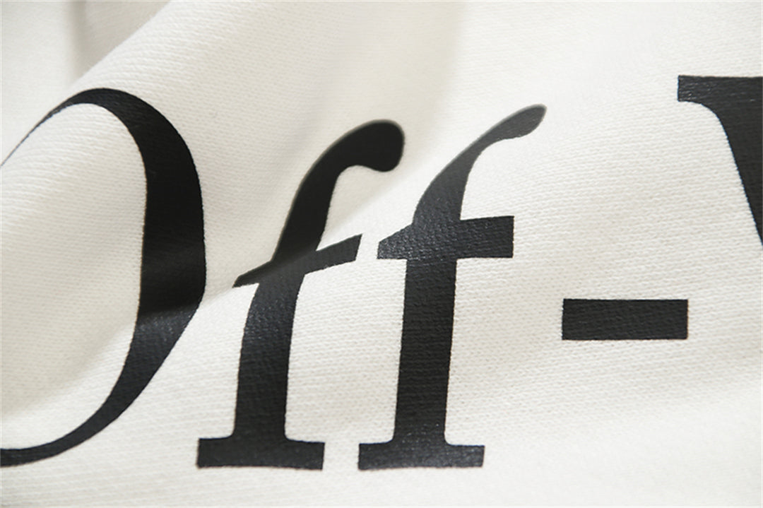 OFF Logo Print Hoodie