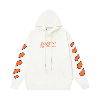 OFF Logo Print Hoodie