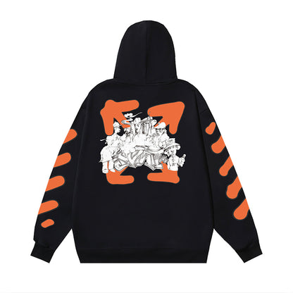 OFF Logo Print Hoodie