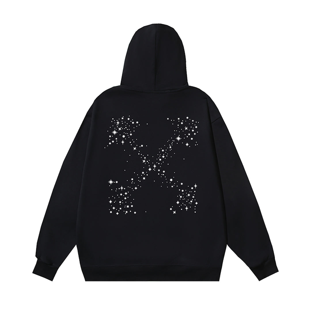 OFF Logo Print Hoodie
