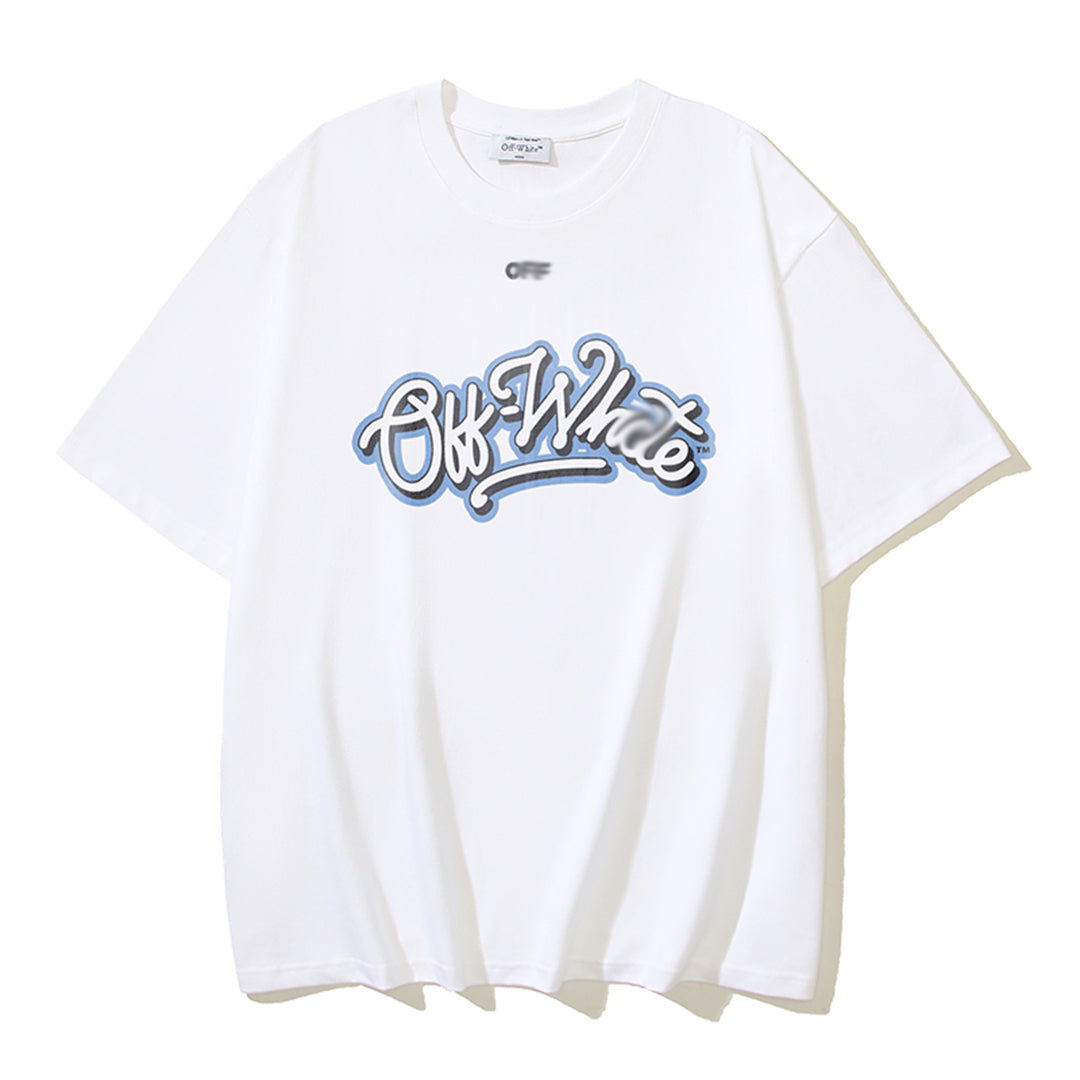 OFF Bulls Print T-shirt