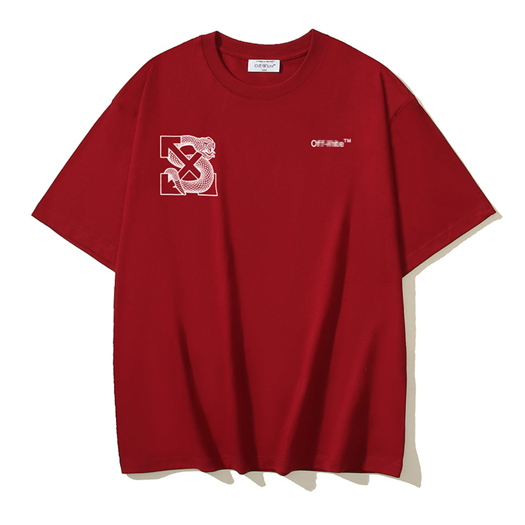 OFF Snake Print T-shirt