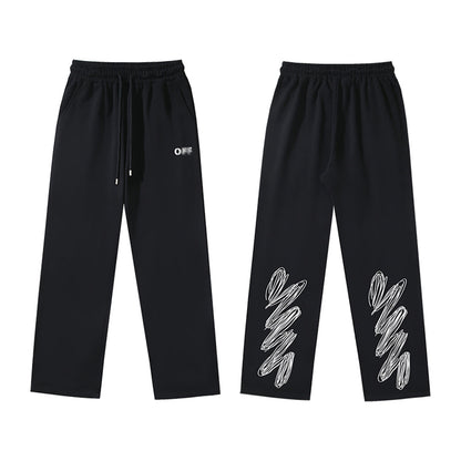 OFF Logo Print Sweatpants