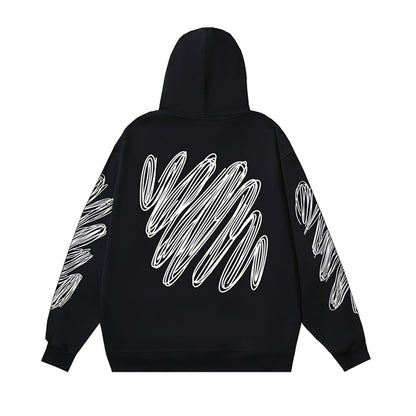 OFF Logo Print Hoodie