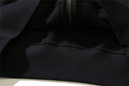 OFF Logo Print Hoodie Jacket