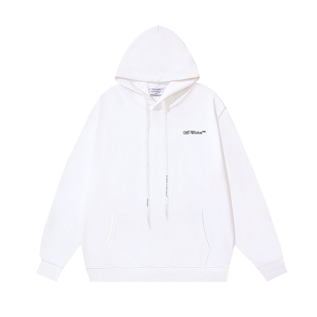 OFF Logo Print Hoodie