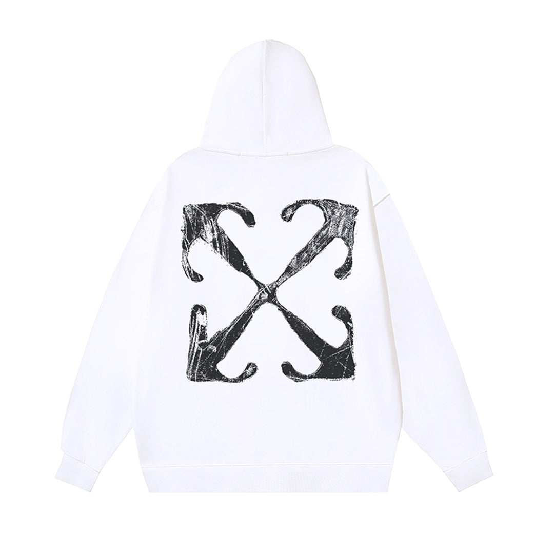 OFF Logo Print Hoodie