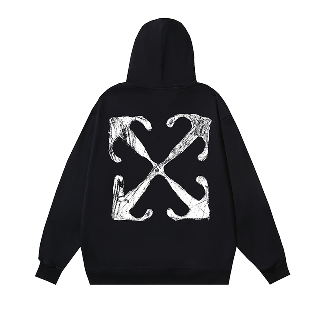 OFF Logo Print Hoodie