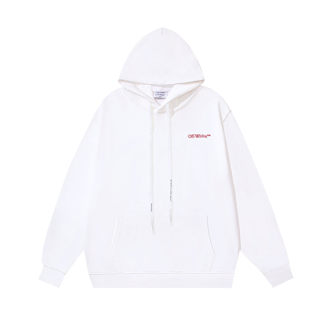 OFF Logo Print Hoodie