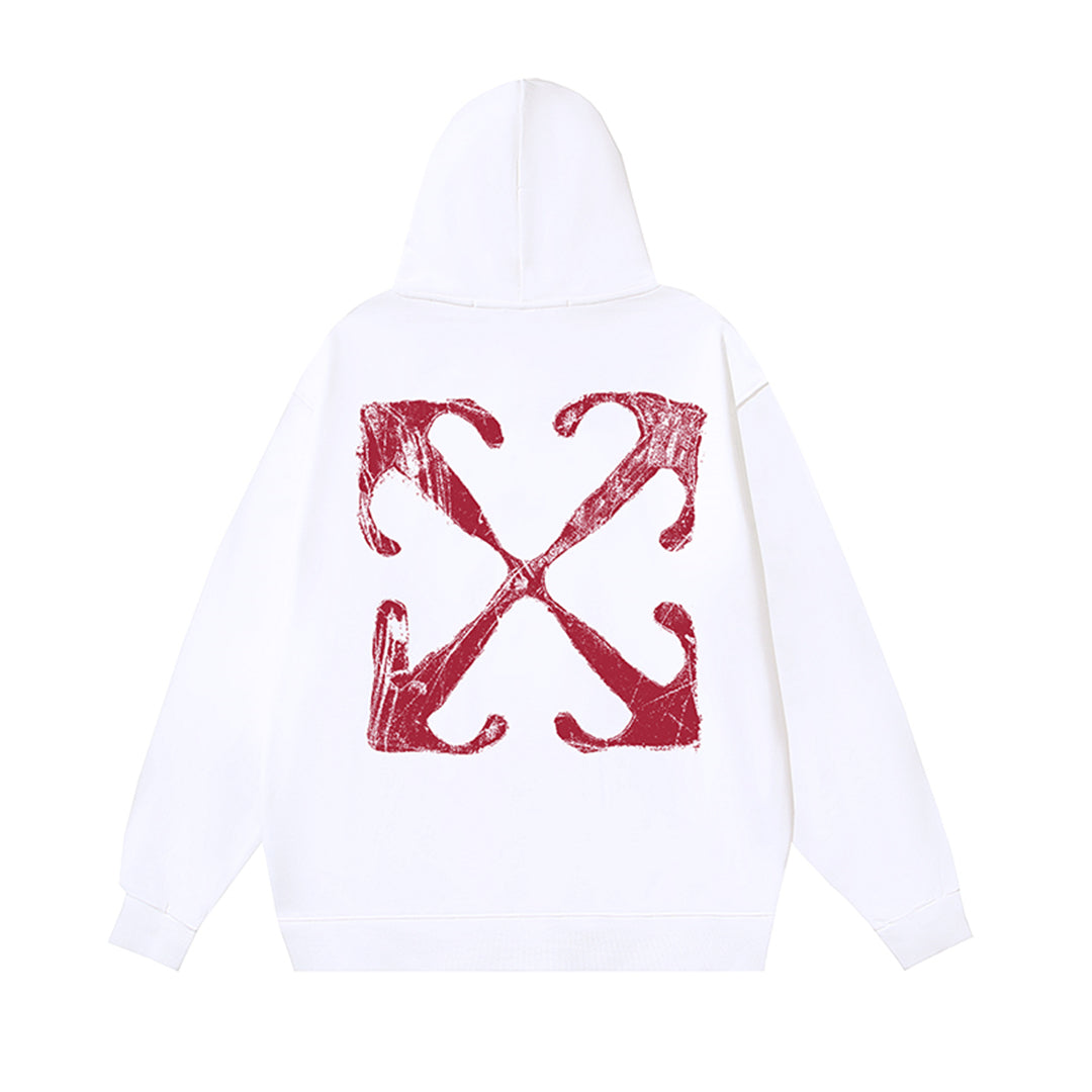 OFF Logo Print Hoodie