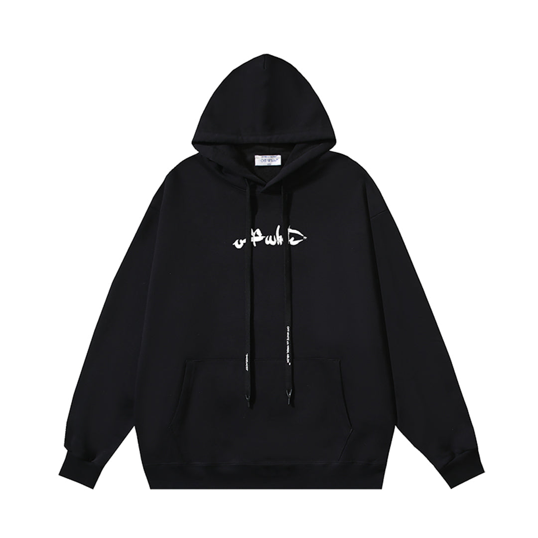 OFF Logo Print Hoodie
