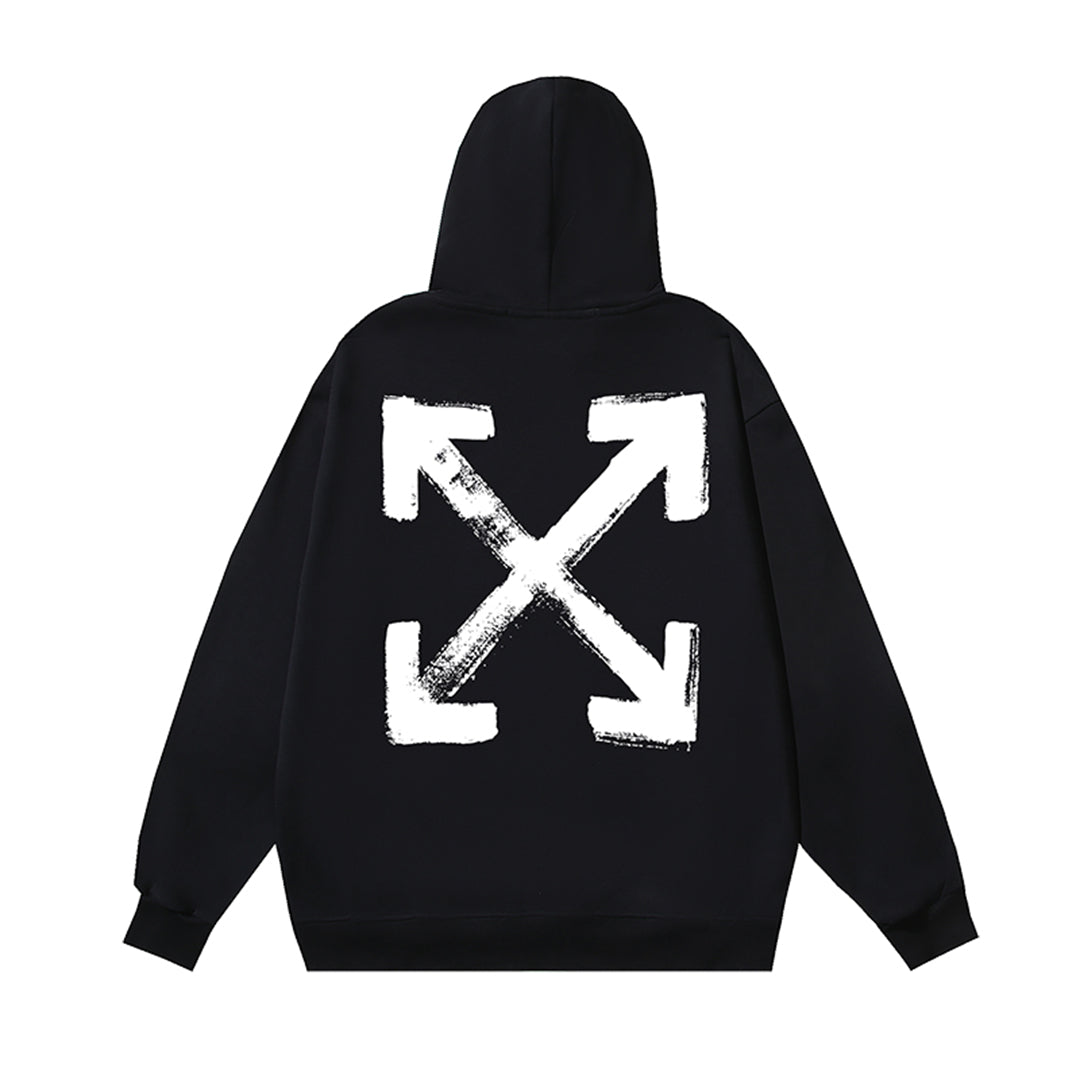 OFF Logo Print Hoodie