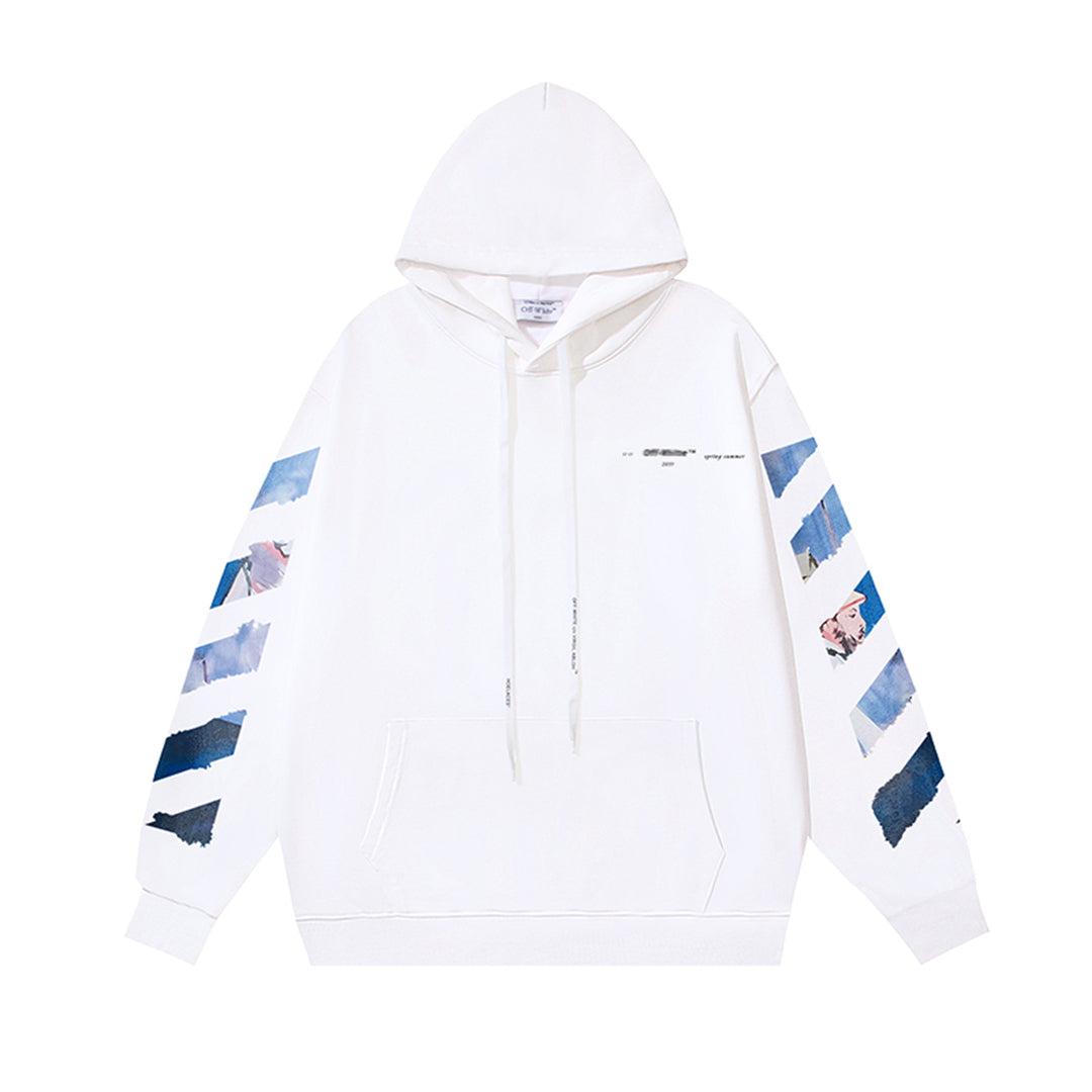 OFF Logo Print Hoodie