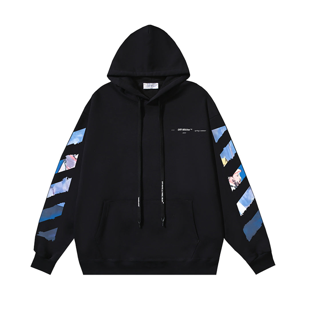 OFF Logo Print Hoodie