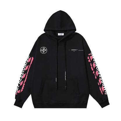 OFF Logo Print Hoodie