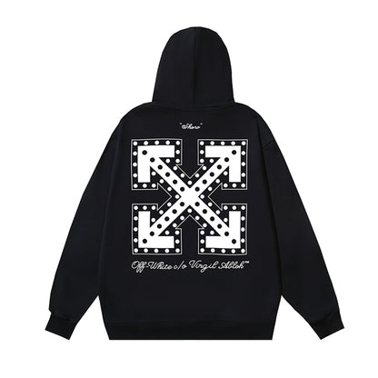 OFF Logo Print Hoodie