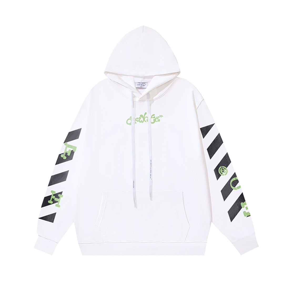 OFF Logo Print Hoodie