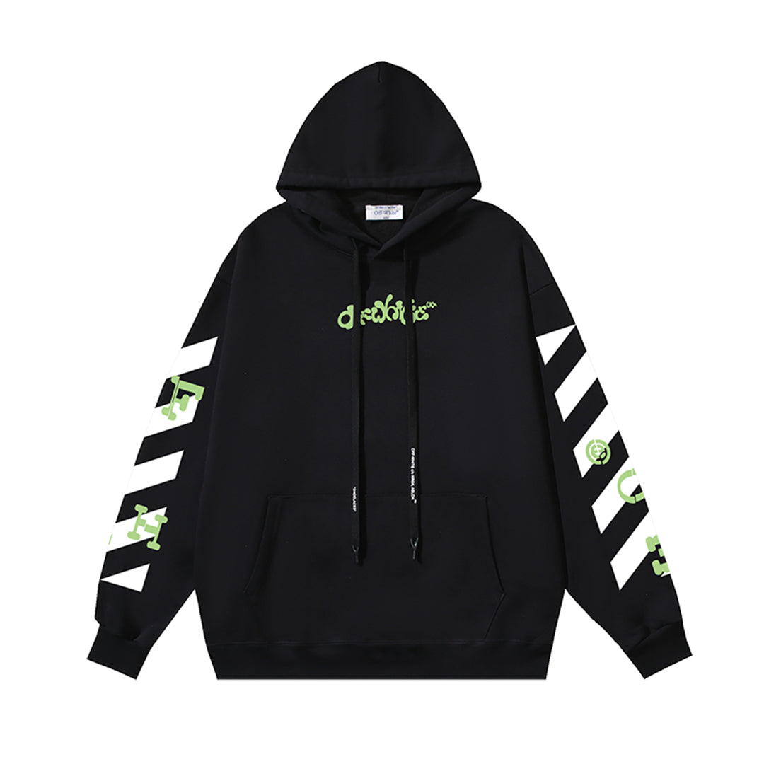 OFF Logo Print Hoodie